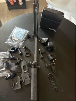 GoPro stick and accessories