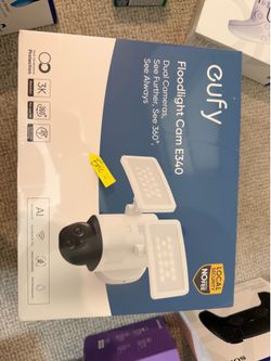 Brand New EUFY Floodlight Cam E340 Dual Cameras 3K Resolution