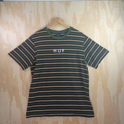 HUF Striped Logo T-Shirt