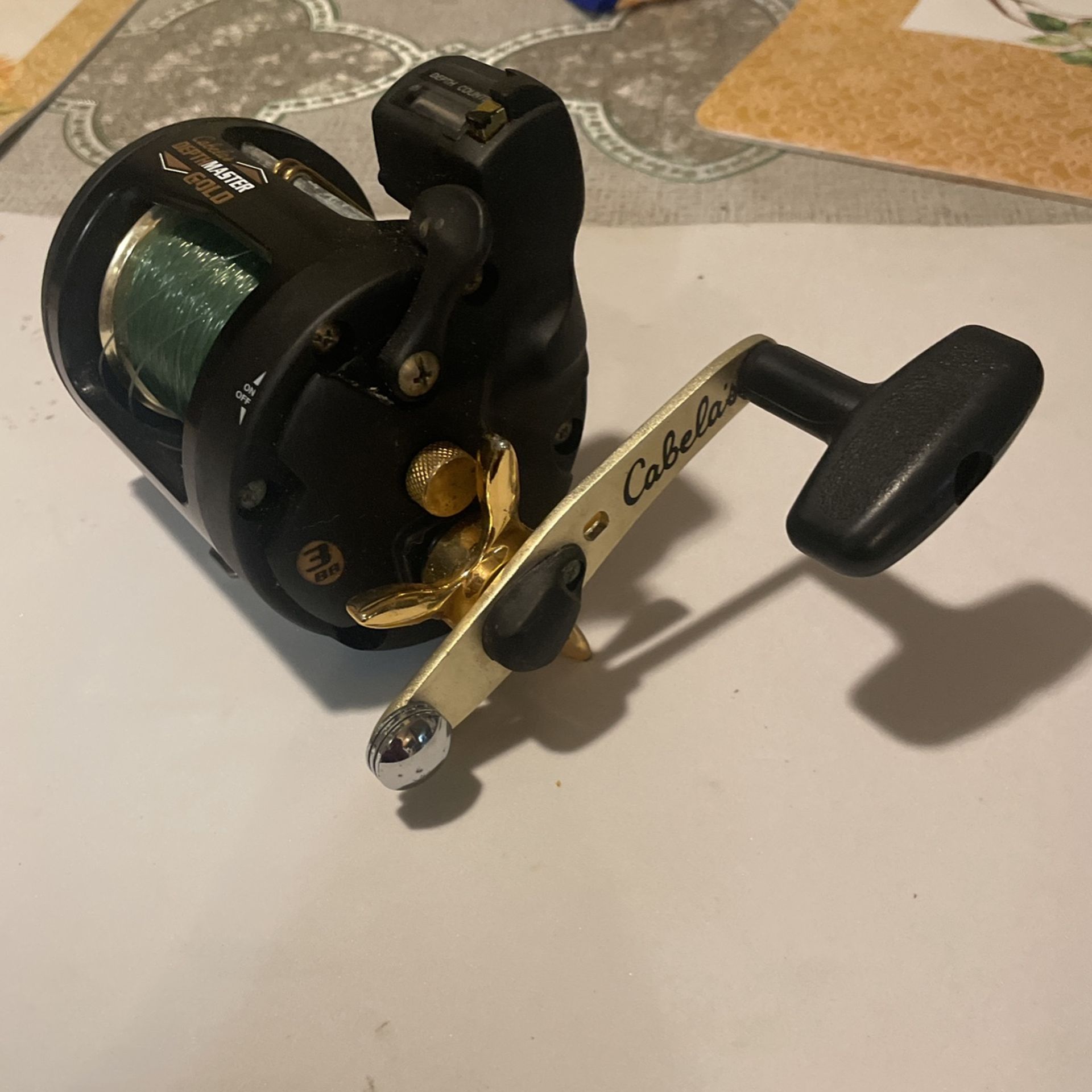 Deep-Sea Reel, Cabelas, Depth Master Gold
