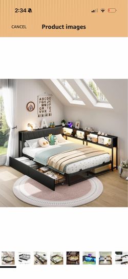 Full bed frame