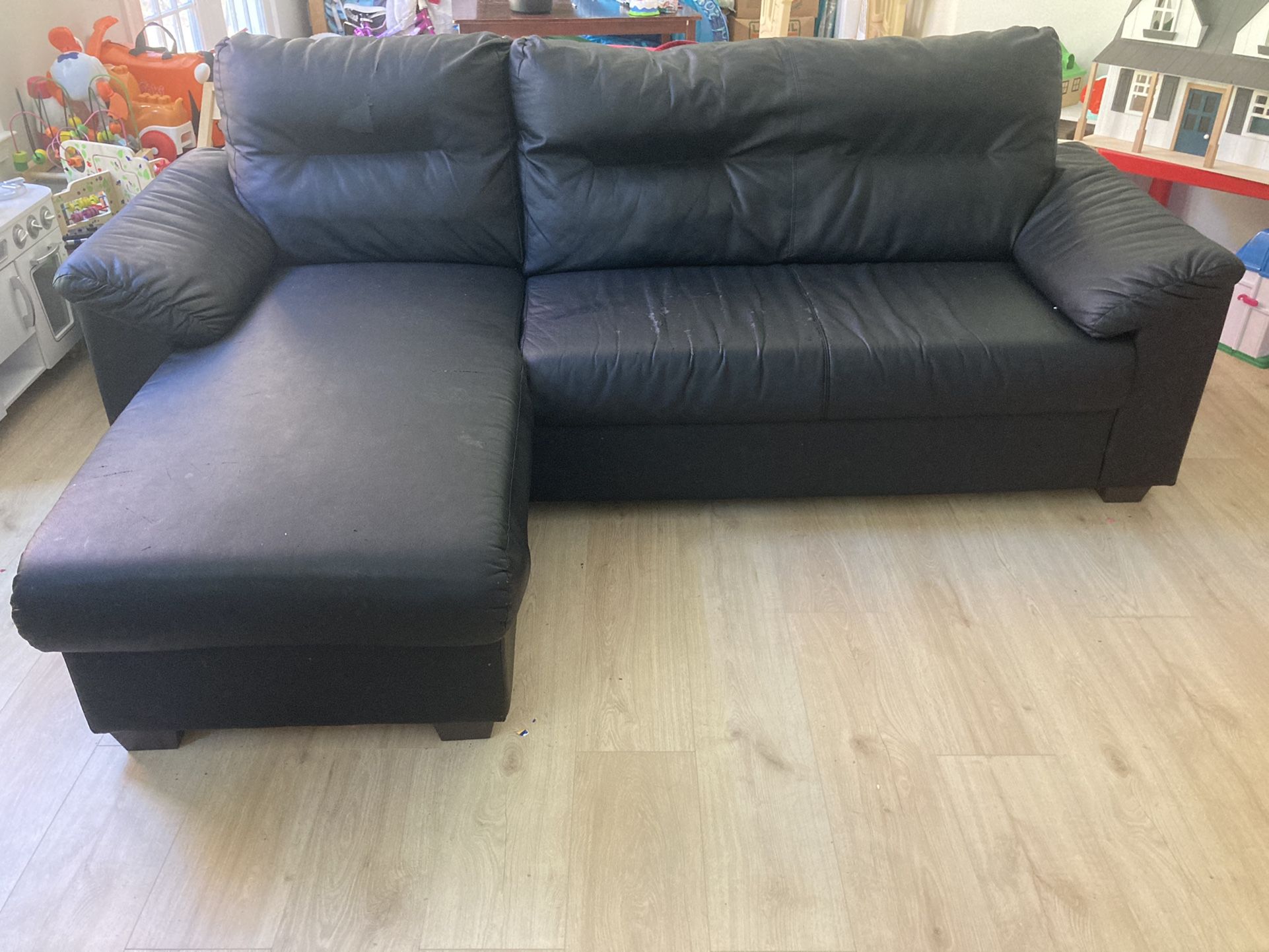 Black Couch IKEA 