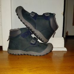 Mishansha Unisex-Child Outdoor Ankle Hiking Boots Boys Girls Trekking Walking Shoes with Hook and Loop