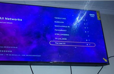 55 inch flat screen TV Onn Vizio