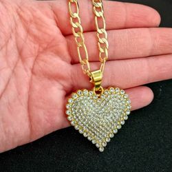 Heart Pendant With Chain