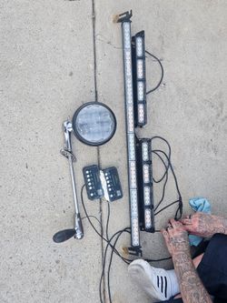 Security guard light set up