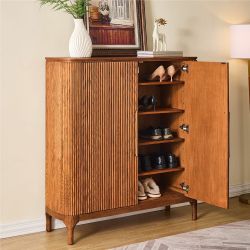 Skugga 47" Oak Shoe Storage
