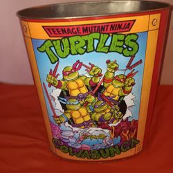Turtles 🐢 Metal Can From 90's