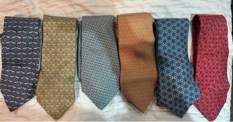 Hermes Vintage Ties (Lot of 6)