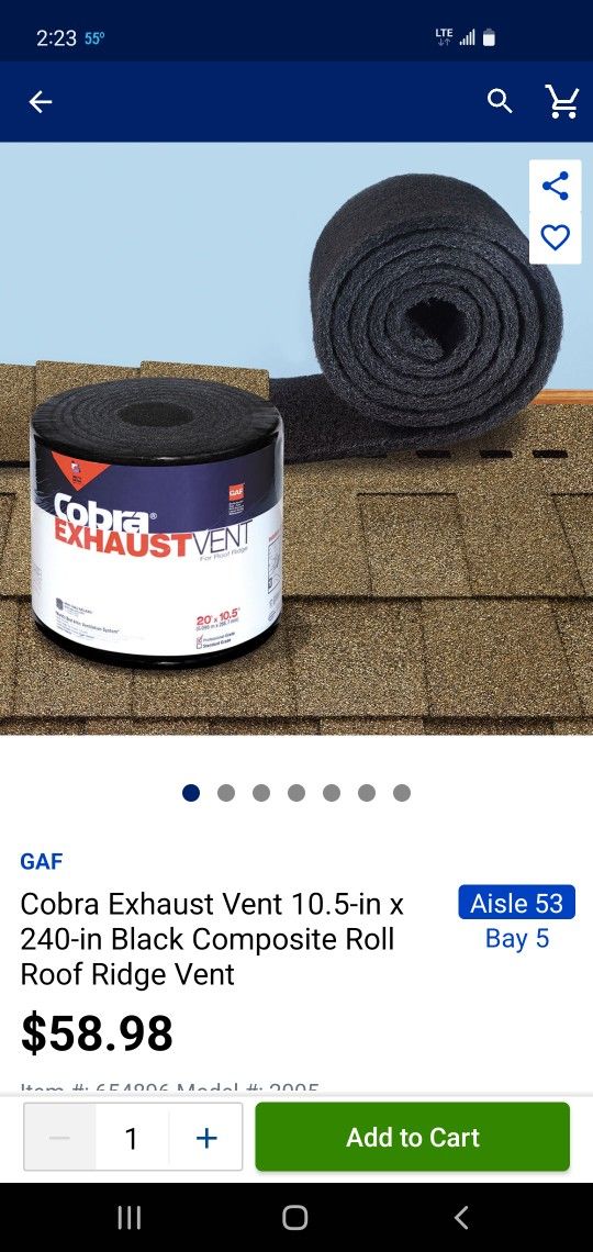 New Cobra Roof Exhaust Vents
