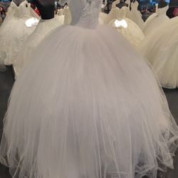 White Quinceanera Dress 