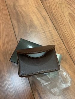 Leather business card holder