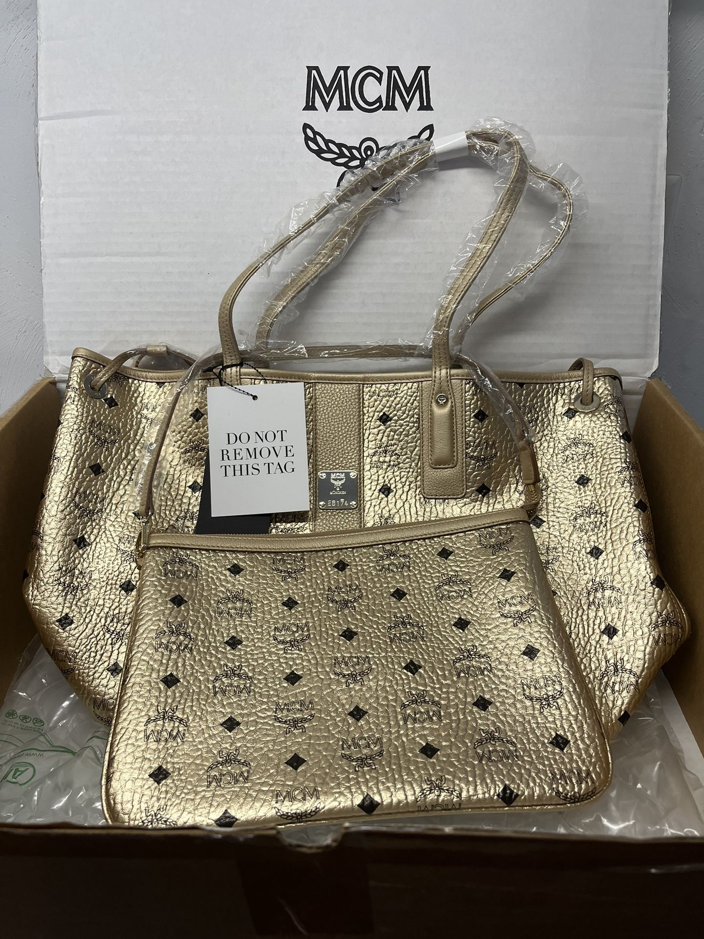 MCM Purse And Matching Tote Bag $550