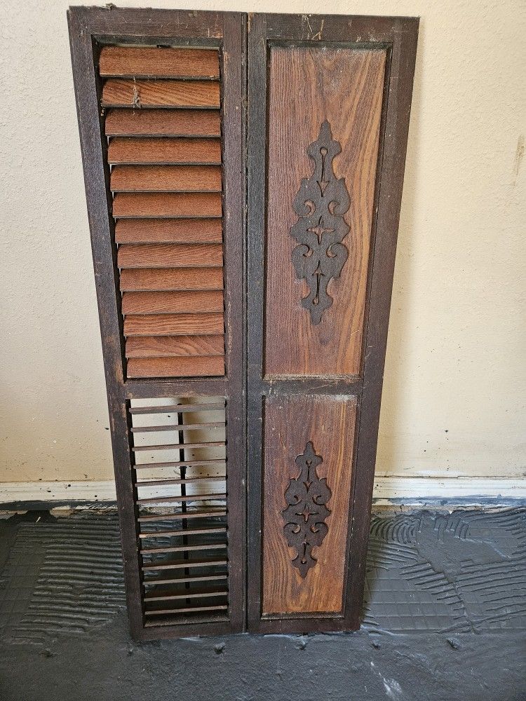 Antique Wood Shutters