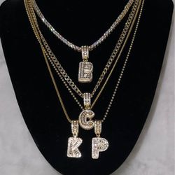 letters Gold Plated 14k 