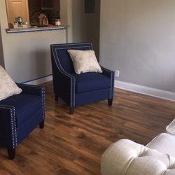 Blue Accent Chairs