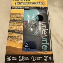 Hurley 5-pair Boxer Briefs 5-pack Performance boxer Briefs Size L