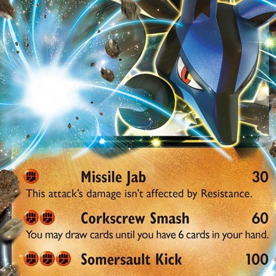 lucario ex pokemon card value - Mega - 077/132 - ME01: Mega Evolution (MEG) - Double Rare capturing the aura Pokmon in battle Lucario ex (A4b-214) PTCGP