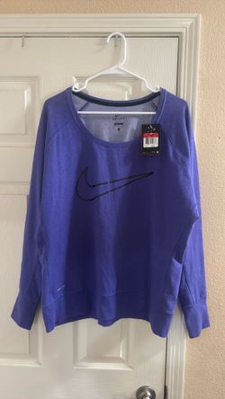 Nike Crew Neck Dri Fit purple