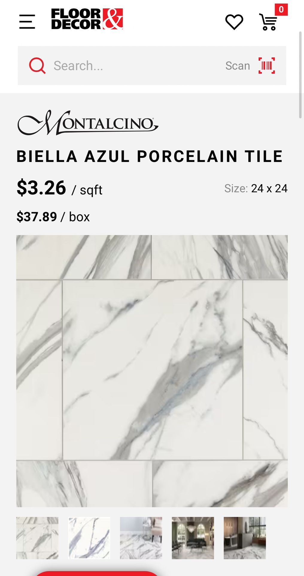 Porcelain Italy Tile Montalcino 24x24 Biella Azul  1,255.5 Sq.ft