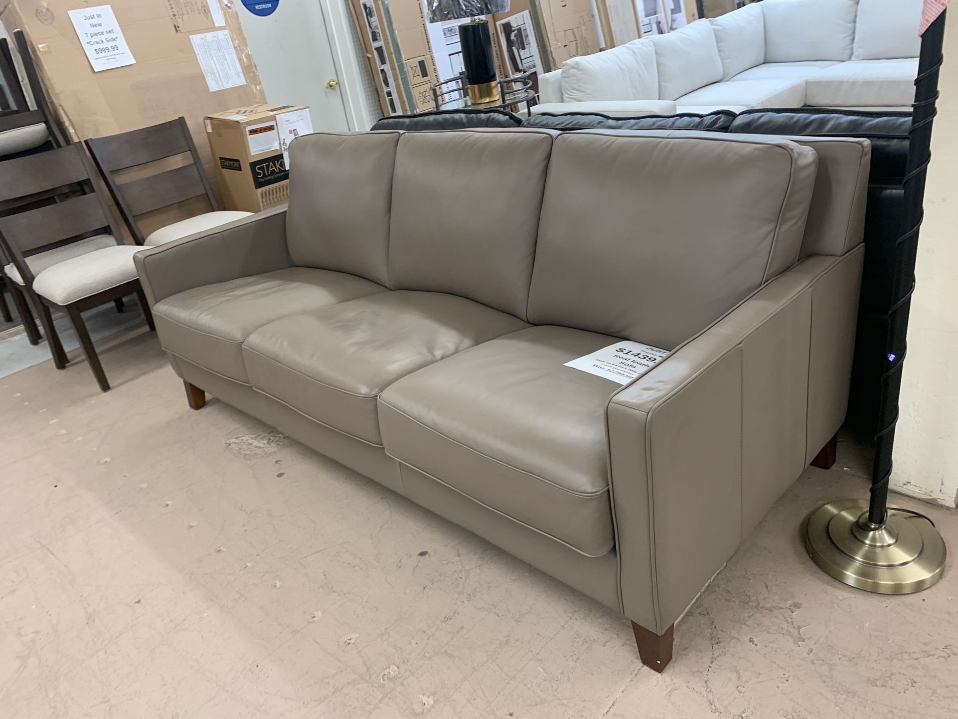 Real Leather Sofa Read Entire Post
