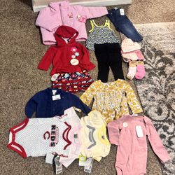 New Baby’s Clothes Size 3-6,6-9,9,12,18 All For 35$