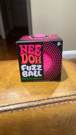 NeeDoh Fuzz Ball Orange Schylling The Velvet Squeeze New in Box