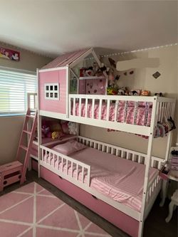 Pink Bunkbed