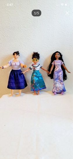 Disney Encanto Mirabel, Isabela, & Luisa Dolls Set