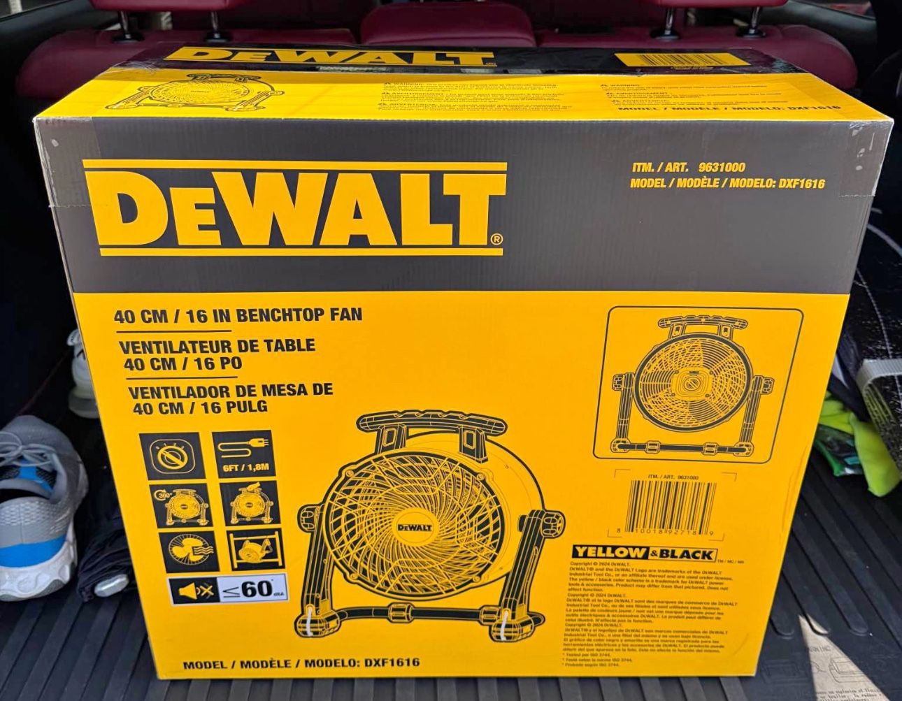 Dewalt 16 Inch Fan
