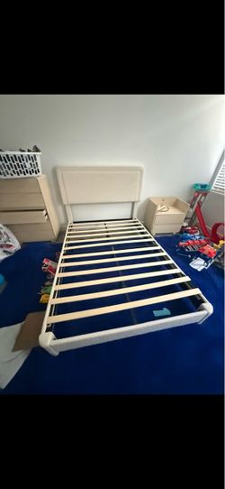 Full size bed frame only
