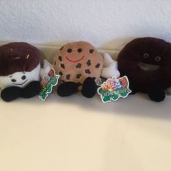 Entermann’s 100 Anniversary Collection Bean Bag Sweeties Limited Edition 1998 Sprinkles, Chip & Richie