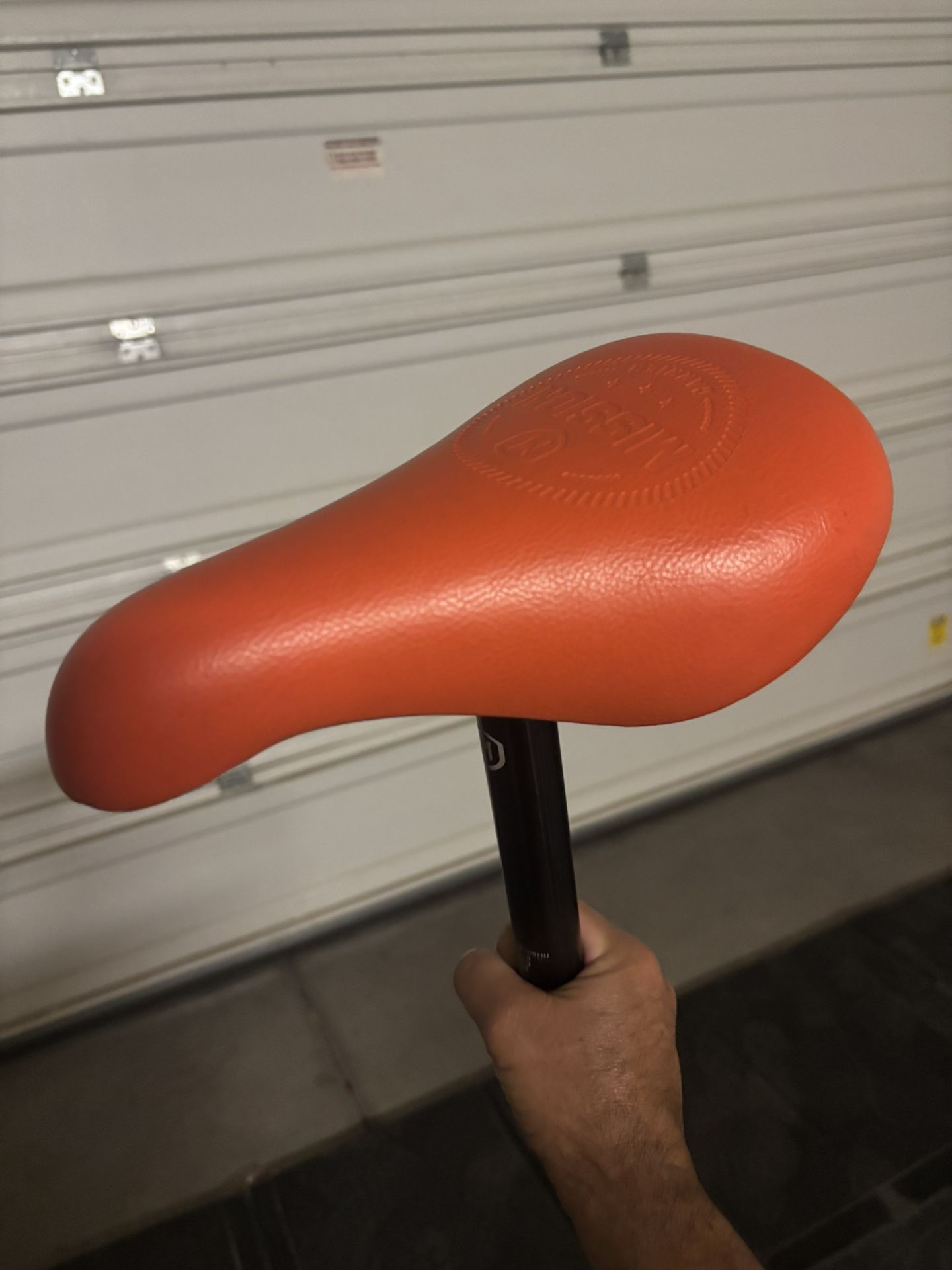 BMX Seat, Mission Orange BMX Seat