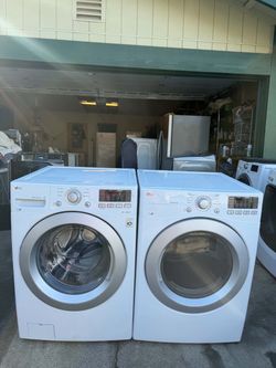 LG washer and electric dryer