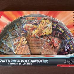 Blaziken EX & Volcanion EX Premium Collection