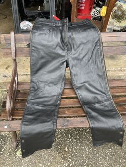 Biker dream size 34 leather jeans