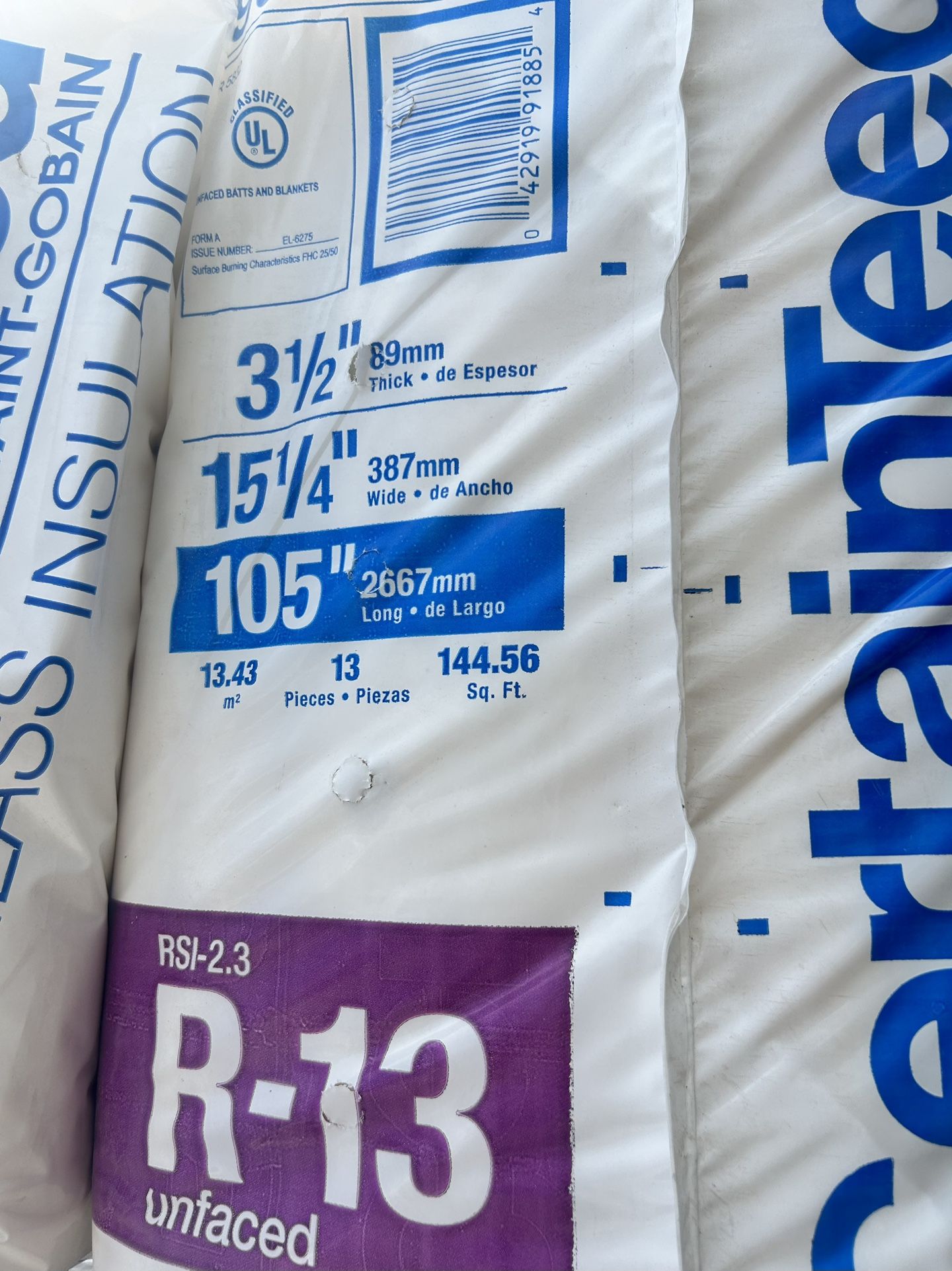 R13 2x4 Insulation