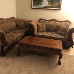 Sofa,lovseat and Coffee Table 