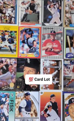 ⚾️ 💯 Card Lot - HOF Carlton Fisk Cards