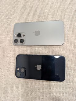 iPhone 13 Black & iPhone 15 Pro Max Titanium unlocked