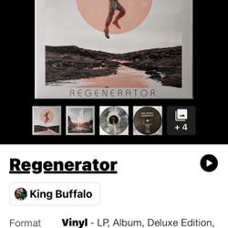  - LP, Album, Deluxe Edition, Limited Edition, Numbered, Grey White Marble 2022 - North America (inc Mexico) Not On Label (King Buffalo Sel