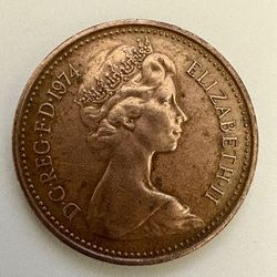 1974 Elizabeth ll Penny