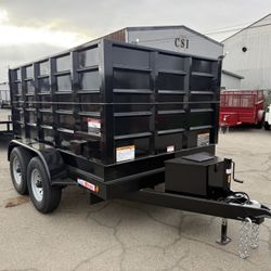 2026 Carson Trailer Dump 7’ X 10’ 10K GVWR 
