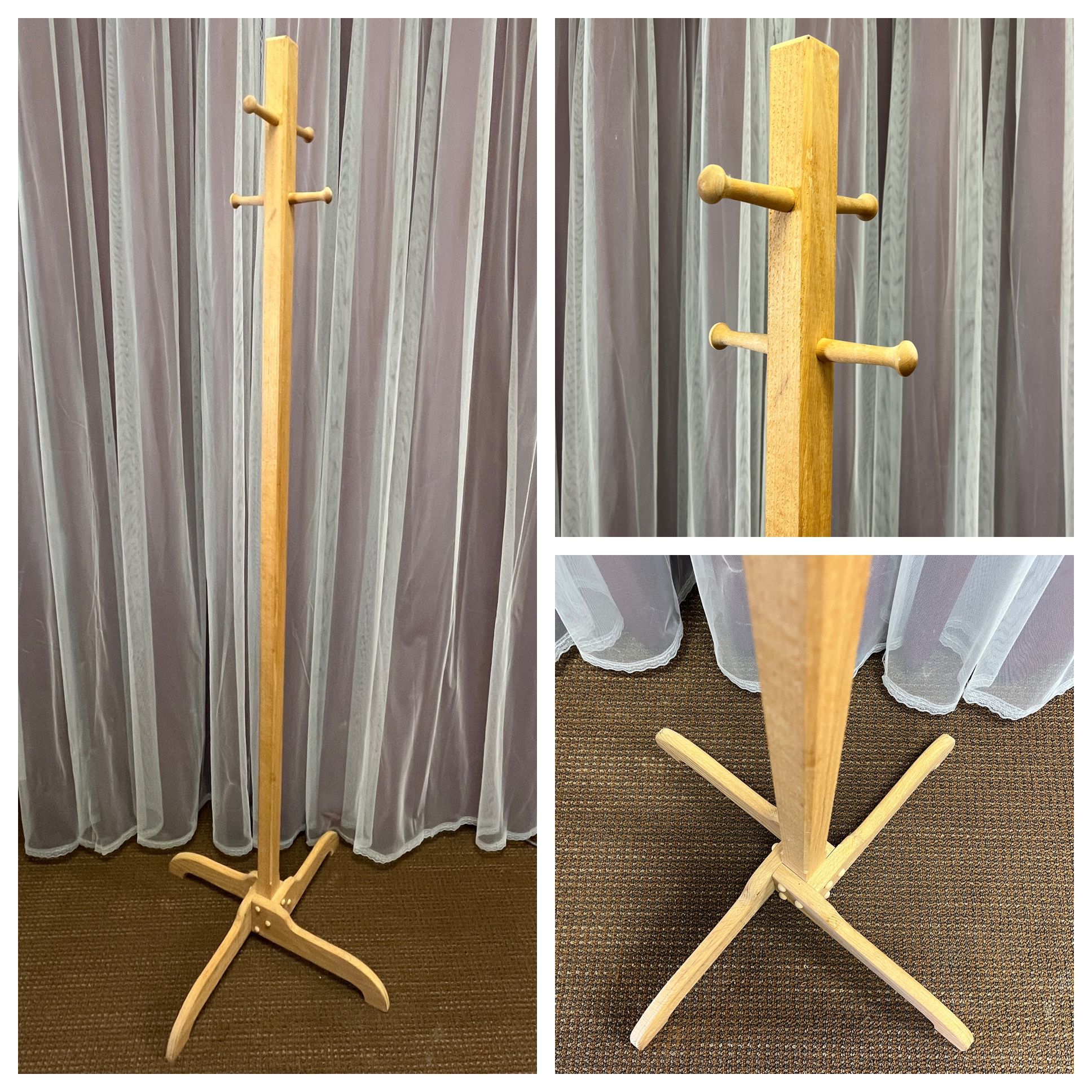 Coat Tree. Coat Stand. Freestanding Coat Rack.