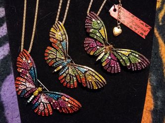 Betsey Johnson Butterfly Pendants