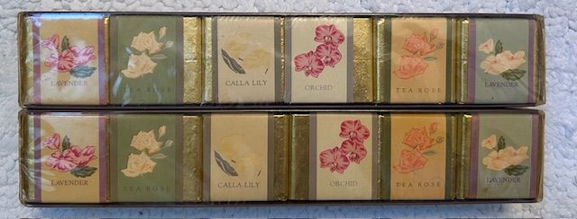 Brand New 2 Boxes Vintage Ben Rickert English Bath Cubes – Floral Scents