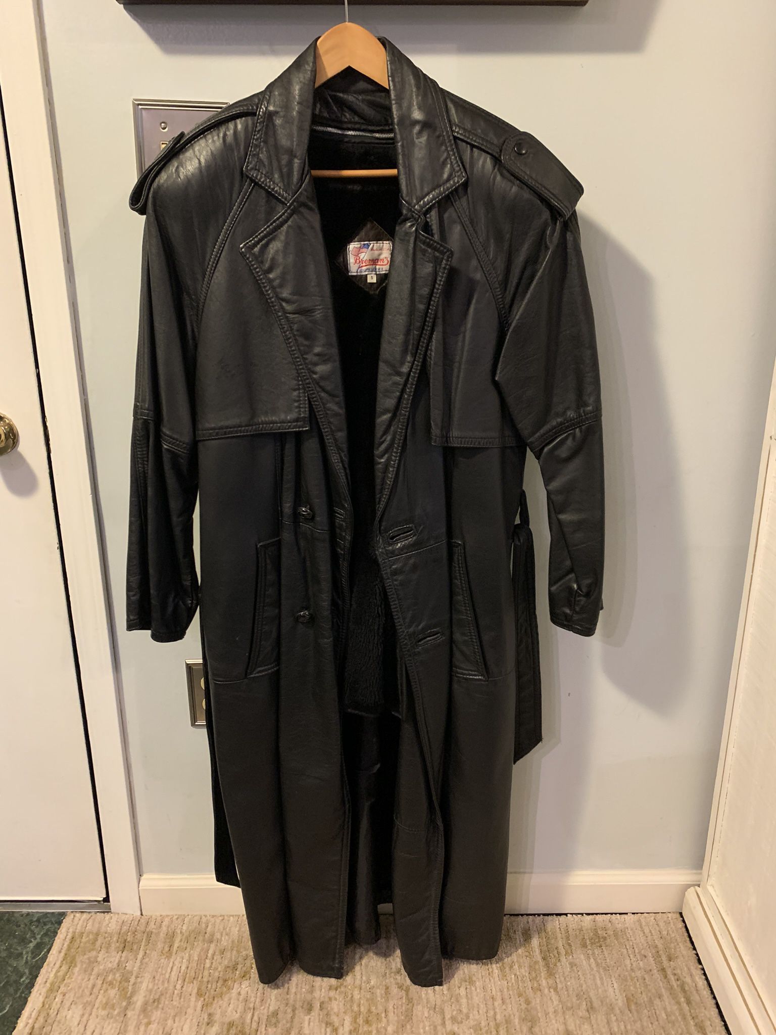 Trench Coat- Genuine Leather 