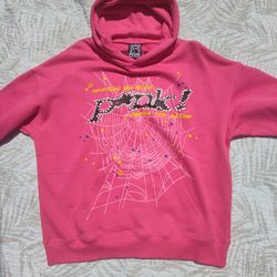 Pink Spider Hoodie