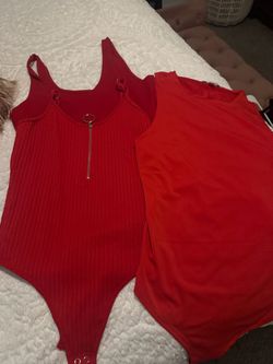 Red body suits size Med/XL