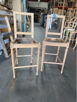 Unfinished Barstools